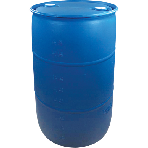 Polyethylene Drums, 30 US gal (25 imp. gal.), Closed Top, Blue Helyx Safety & Industrial Supplies