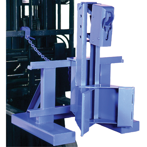 Manipulateur de barils MORSPEED 1500 pour chariot &eacute;l&eacute;vateur, Pour 55 gal. US (45 gal. imp.) Helyx Safety & Industrial Supplies
