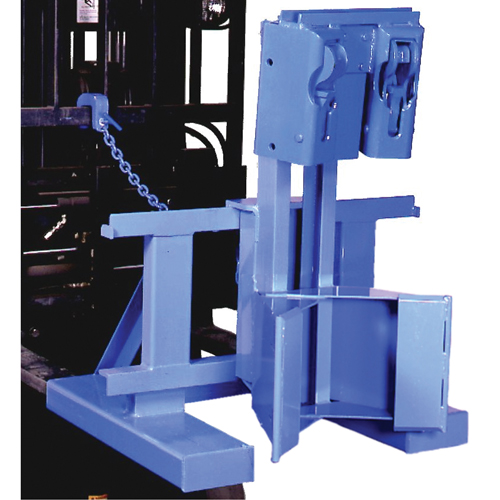 Manipulateur de barils MORSPEED 1500 pour chariot &eacute;l&eacute;vateur, Pour 55 gal. US (45 gal. imp.) Helyx Safety & Industrial Supplies