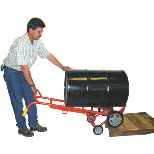 Diable de luxe pour baril 15BT, Fabriqu&eacute; en Acier, 30 - 55 gal. US (25 - 45 gal. imp.) Helyx Safety & Industrial Supplies