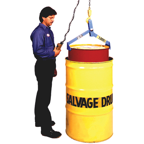Drum & Overpack Lifter, 55 -85 US gal. (45 -70 Imperial Gal.), 1000 lbs./454 kg Cap. Helyx Safety & Industrial Supplies