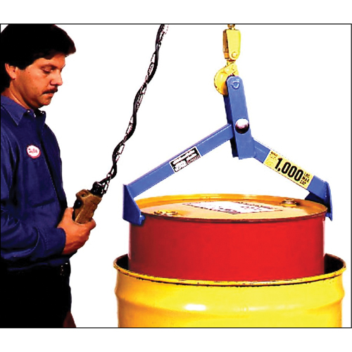 Drum & Overpack Lifter, 55 -85 US gal. (45 -70 Imperial Gal.), 1000 lbs./454 kg Cap. Helyx Safety & Industrial Supplies