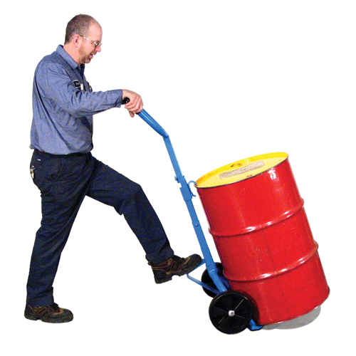 Diable pour baril, Fabriqu&eacute; en Acier, 30 - 55 gal. US (25 - 45 gal. imp.) Helyx Safety & Industrial Supplies