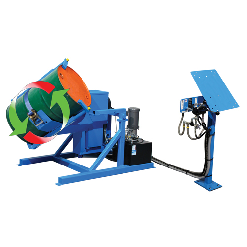 Basculeur de baril Tilt to Load, 55 gal. US (45 gal. imp.) Capacit&eacute;, Vitesse variable, 2 CV Helyx Safety & Industrial Supplies