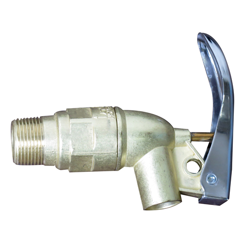 Zinc Drum Faucet - No Flame Arrestor , Zinc Alloy, 3/4" NPT Inlet Helyx Safety & Industrial Supplies
