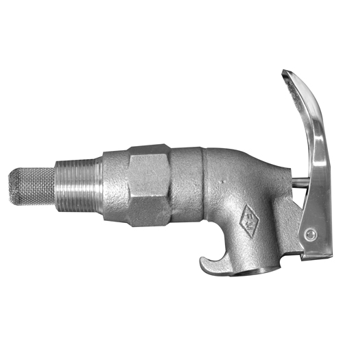 Zinc Drum Faucet with Flame Arrestor , Zinc Alloy, 3/4" NPT Inlet Helyx Safety & Industrial Supplies