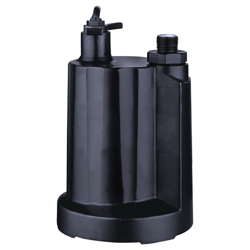 Pompe utilitaire submersible, 1/3 CV, 2160 gal./h, 115 V, 4 A Helyx Safety & Industrial Supplies