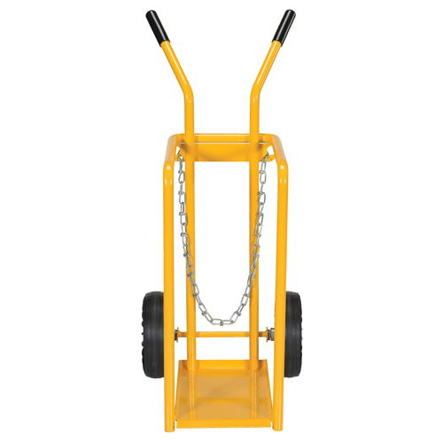 Chariot pour bouteille de gaz, Roues Caoutchouc moul&eacute;, Base de 9-13/16" la x 16" lo, 150 lb Helyx Safety & Industrial Supplies