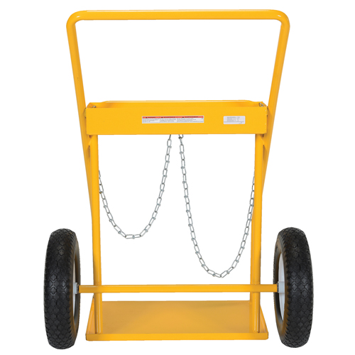 Chariot pour bouteille de gaz, Roues Caoutchouc, Base de 22" la x 14-1/8" lo, 250 lb Helyx Safety & Industrial Supplies