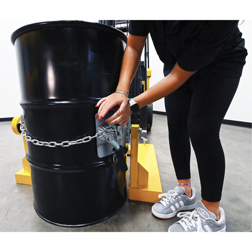 Fork Mounted Drum Carrier, For 55 US Gal. (45.8 Imperial Gal.) Helyx Safety & Industrial Supplies