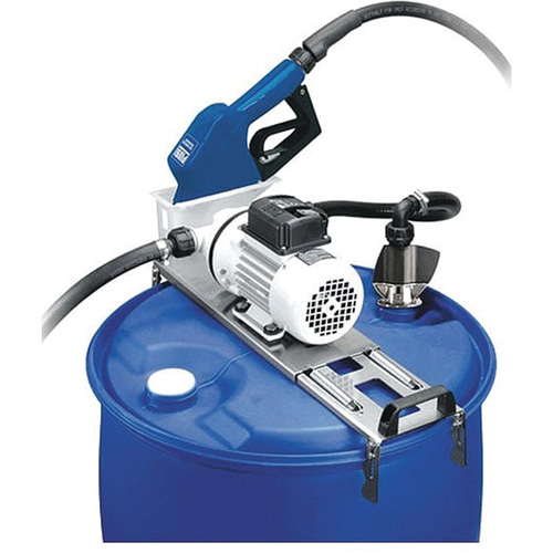Ensemble de pompe pour baril Piusi Suzzarablue, Acier inoxydable, 9 gal./min Helyx Safety & Industrial Supplies