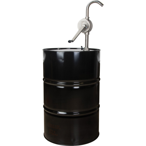 Rotary Type Drum Pump, Stainless Steel, Fits 55 Gal., 12 oz./Stroke Helyx Safety & Industrial Supplies