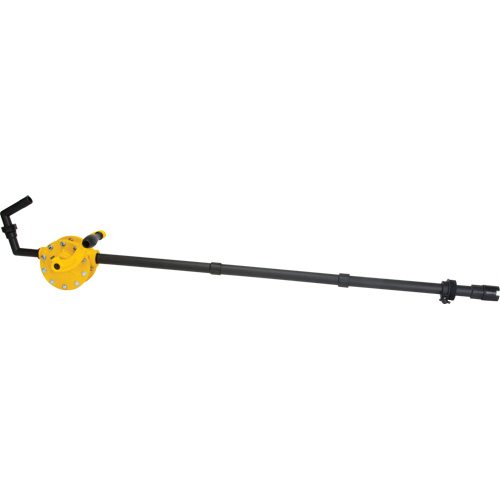 Pompe rotative pour baril, Polypropyl&egrave;ne, Pour capacit&eacute; 15 - 55 gal. US, 8 oz/course Helyx Safety & Industrial Supplies