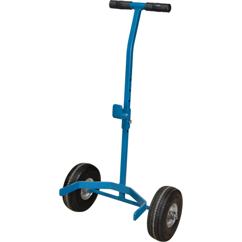 Cylinder Cart, Flat-Free Wheels, 15-1/2" W x 14-1/4" L Base, 600 lbs. Helyx Safety & Industrial Supplies