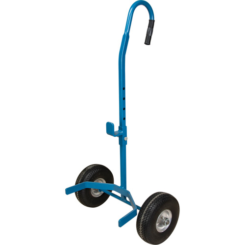 Cylinder Cart, Flat-Free Wheels, 15-1/2" W x 14-1/4" L Base, 600 lbs. Helyx Safety & Industrial Supplies