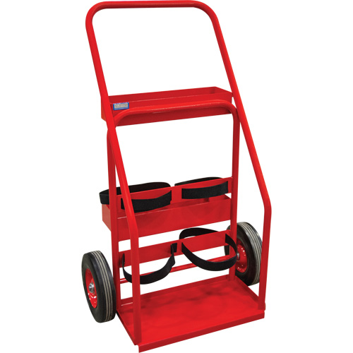 Hot Works Fire Prevention Cart, Semi-Pneumatic Wheels, 17.75" W x 8.9" L Base, 100 lbs. Helyx Safety & Industrial Supplies