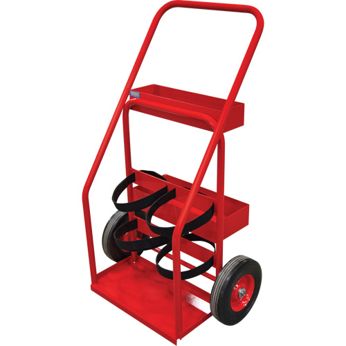 Hot Works Fire Prevention Cart, Semi-Pneumatic Wheels, 17.75" W x 8.9" L Base, 100 lbs. Helyx Safety & Industrial Supplies