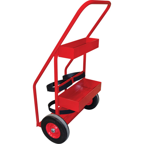 Hot Works Fire Prevention Cart, Semi-Pneumatic Wheels, 17.75" W x 8.9" L Base, 100 lbs. Helyx Safety & Industrial Supplies