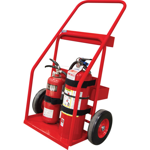 Hot Works Fire Prevention Cart, Semi-Pneumatic Wheels, 17.75" W x 8.9" L Base, 100 lbs. Helyx Safety & Industrial Supplies