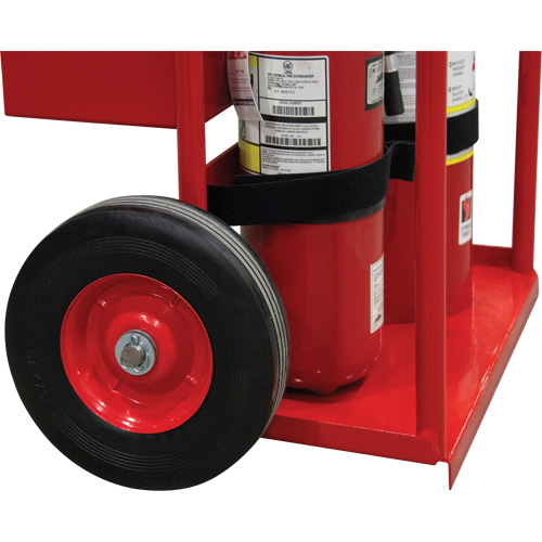 Hot Works Fire Prevention Cart, Semi-Pneumatic Wheels, 17.75" W x 8.9" L Base, 100 lbs. Helyx Safety & Industrial Supplies
