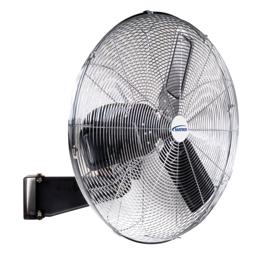 Non-Oscillating Wall Fan, Industrial, 2 Speed, 30" Diameter Helyx Safety & Industrial Supplies