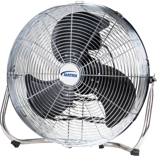 Ventilateur sur pied haute vitesse, Commercial, 3 vitesses, Diam&egrave;tre de 18" Helyx Safety & Industrial Supplies