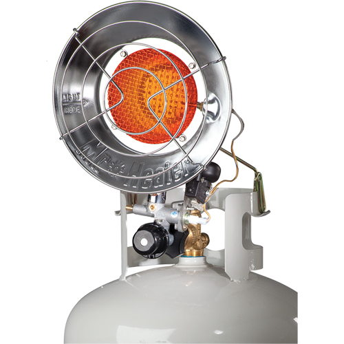 Single Tank-Top Heater, Radiant Heat, Propane, 15000 BTU/H Helyx Safety & Industrial Supplies