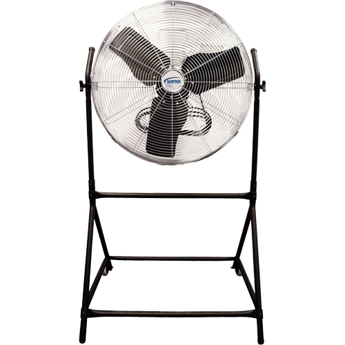Roll-About Air Fan, Industrial, 3 Speed, 24" Diameter Helyx Safety & Industrial Supplies