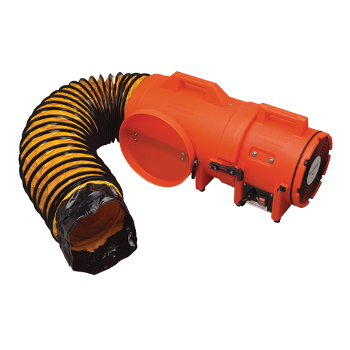 ALLEGRO INDUSTRIES 8" DC Axial Blowers, 1/4 HP, 816 CFM Helyx Safety & Industrial Supplies