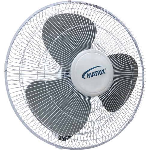 Ventilateur mural oscillant, Commercial, 3 vitesses, Diam&egrave;tre de 16" Helyx Safety & Industrial Supplies