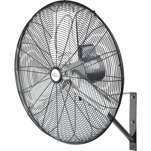 Non-Oscillating Wall Fan, Industrial, 2 Speed, 24" Diameter Helyx Safety & Industrial Supplies