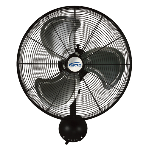 High-Velocity Oscillating Wall Fan, Industrial, 3 Speed, 20" Diameter Helyx Safety & Industrial Supplies