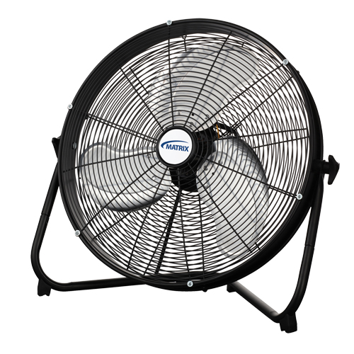Ventilateur de plancher &agrave; haute v&eacute;locit&eacute;, Commercial, 3 vitesses, Diam&egrave;tre de 20" Helyx Safety & Industrial Supplies
