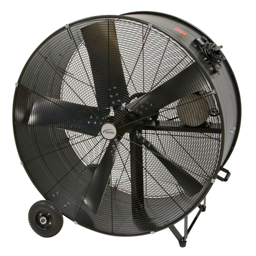 Ventilateur tambour robuste et fixe &agrave; courroie, Industriel, 2 vitesses, Diam&egrave;tre de 42" Helyx Safety & Industrial Supplies