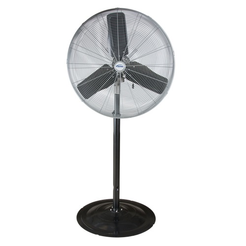 Waterproof Motor & Oscillating Pedestal Fan, Heavy-Duty, 3 Speed, 30" Diameter Helyx Safety & Industrial Supplies
