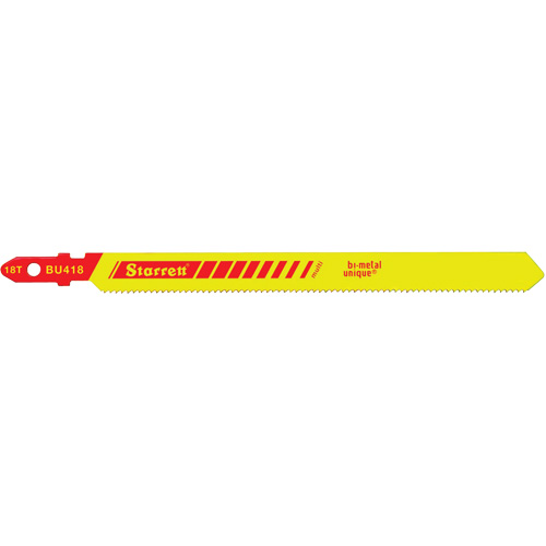 Unified Shank&reg; Jig Saw Blades, Bi-Metal, 4" L, 18 TPI Helyx Safety & Industrial Supplies