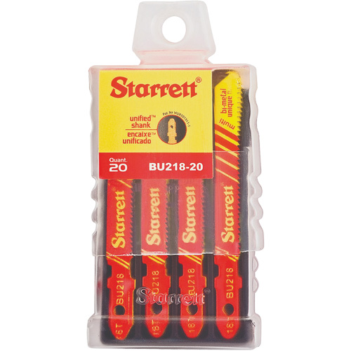 Lames pour scie sauteuse Unified Shank, Bim&eacute;tal, 2" lo, 18 dents par pouce Helyx Safety & Industrial Supplies