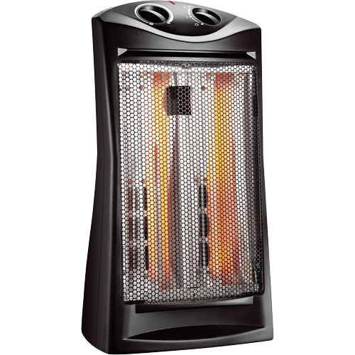 Radiateur portable &agrave; infrarouge, Chaleur radiante, &eacute;lectrique, 5120 BTU/H Helyx Safety & Industrial Supplies
