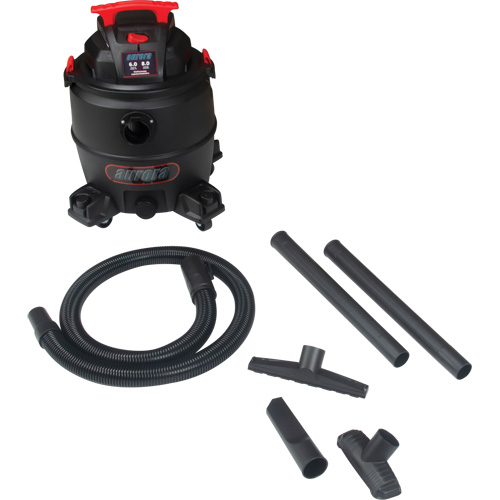 Aspirateur, Secs-humides, 6 CV, 8 gal. US (30,3 litres) Helyx Safety & Industrial Supplies