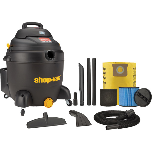 Aspirateur pour atelier SVX2, Secs-humides, 6,5 CV, 18 gal. US (68,1 litres) Helyx Safety & Industrial Supplies