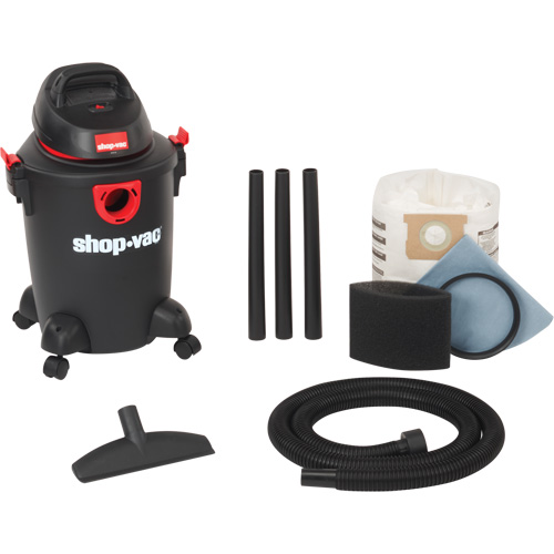 DIY & Workshop Series Shop Vacuum, Wet-Dry, 3.5 HP, 6 US Gal. (22.7 Litres) Helyx Safety & Industrial Supplies