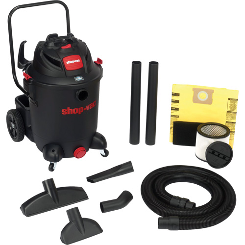 Aspirateur utilitaire pour atelier SVX2 avec chariot, Secs-humides, 6,5 CV, 14 gal. US (53 litres) Helyx Safety & Industrial Supplies