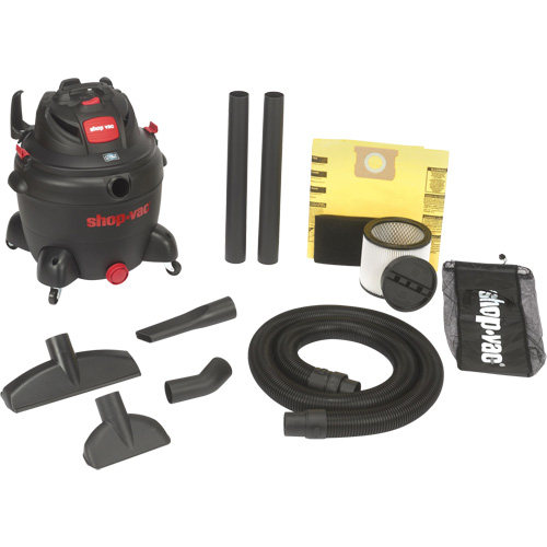 Aspirateur utilitaire pour atelier SVX2, Secs-humides, 6,5 CV, 16 gal. US (60,6 litres) Helyx Safety & Industrial Supplies