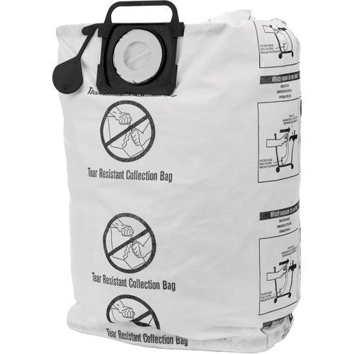 Tear-Resistant Dry Collection Vacuum Bags, 12 - 20 US gal. Helyx Safety & Industrial Supplies