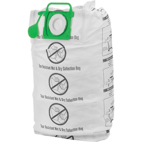 Tear-Resistant Wet/Dry Collection Vacuum Bags, 12 - 20 US gal. Helyx Safety & Industrial Supplies