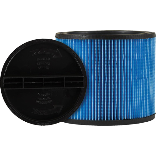 Ultra-Web&reg; Vacuum Filter, Cartridge, Fits 5 US gal. Helyx Safety & Industrial Supplies
