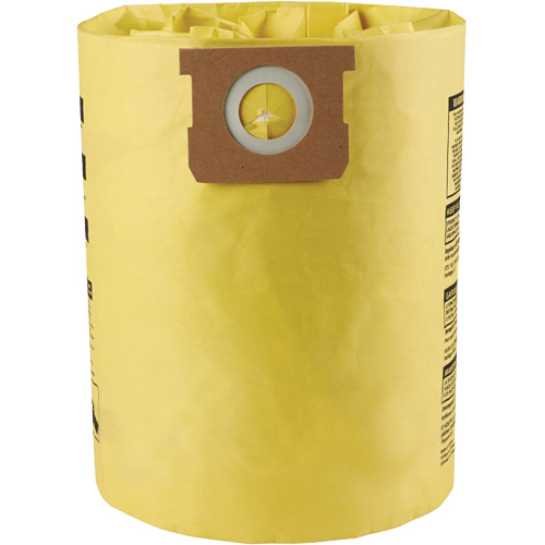 Sacs filtrants pour d&eacute;bris secs jetables &agrave; haute efficacit&eacute; de type I, 10 - 14 gal. US Helyx Safety & Industrial Supplies