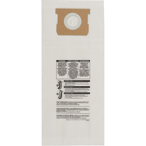 Type O Hang Up/Bulldog Vacuum Paper Bags, 5 US gal. Helyx Safety & Industrial Supplies