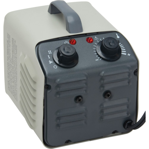 Radiateur portatif m&eacute;tallique datelier avec thermostat, Soufflant, &eacute;lectrique Helyx Safety & Industrial Supplies