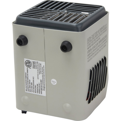 Radiateur portatif m&eacute;tallique datelier avec thermostat, Soufflant, &eacute;lectrique Helyx Safety & Industrial Supplies